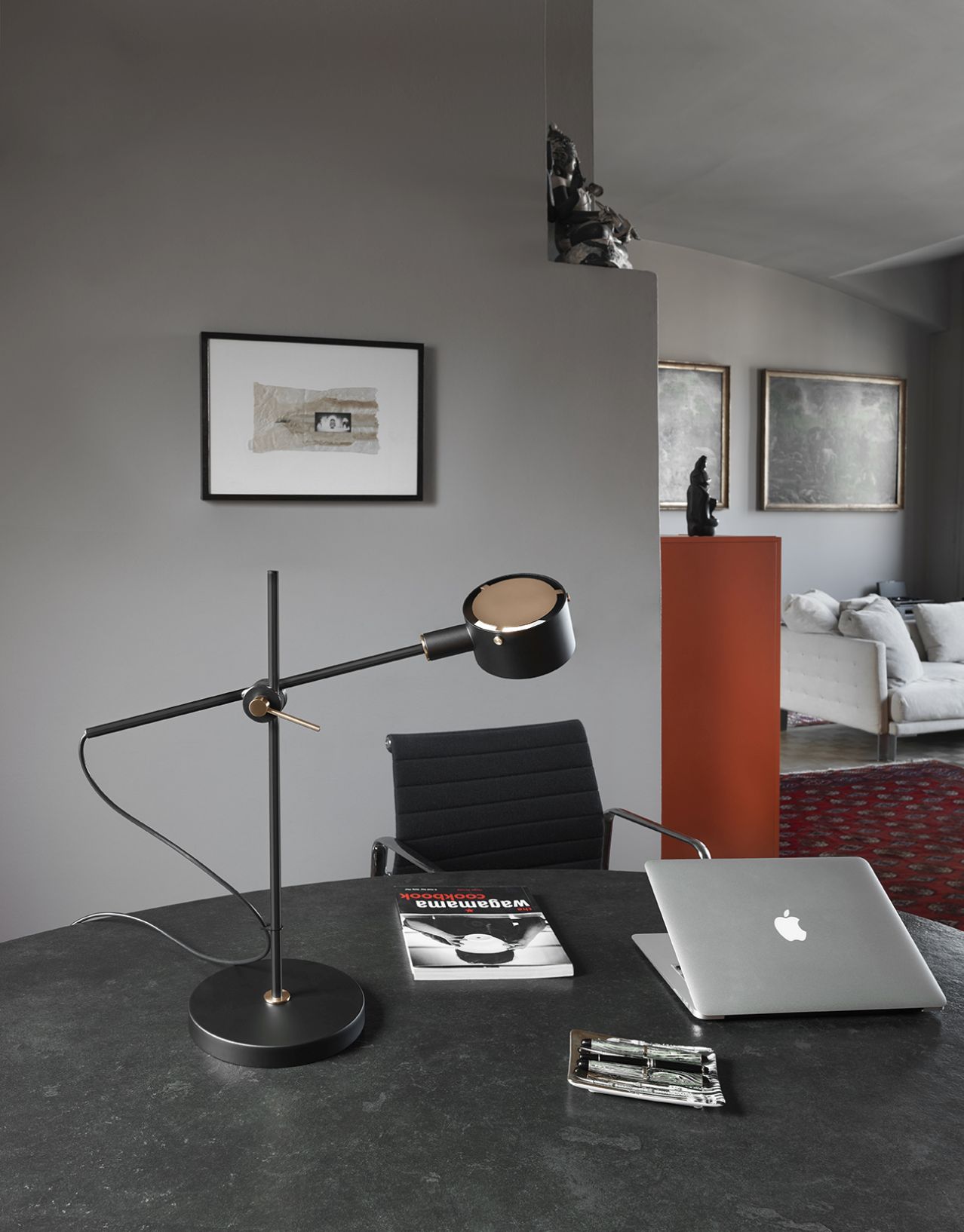 G.O. 252 Tischleuchte Oluce