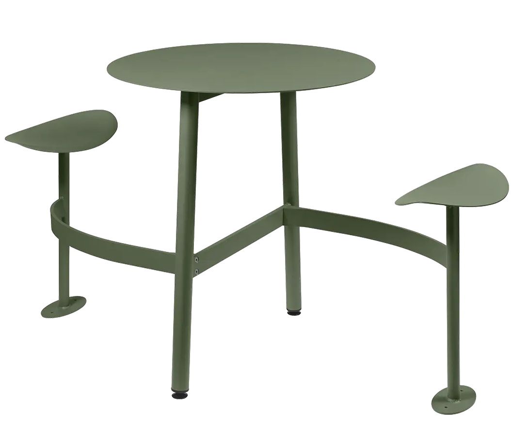 Bolder 2-Sitzer-Tisch mit Sitzflächen Outdoor Fermob
