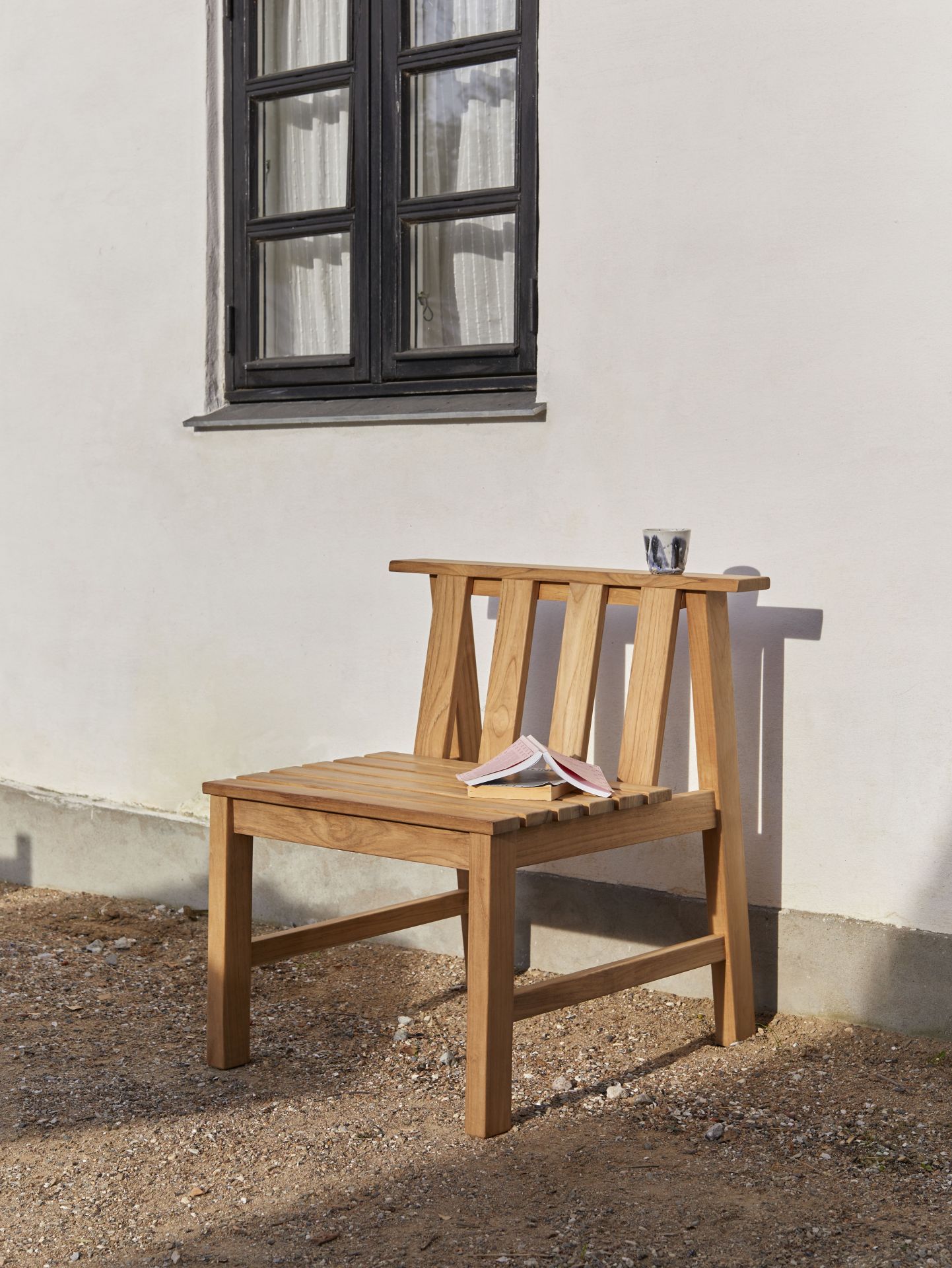 Cadence Stuhl aus Teakholz von Skagerak by Fritz Hansen für den Außenbereich.