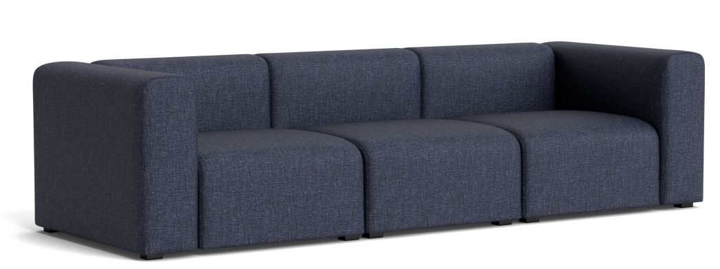 Mags Sofa, 3-Sitzer, blau, Stoffbezug. Modernes Design Sofa für Wohnzimmer und Lounge.