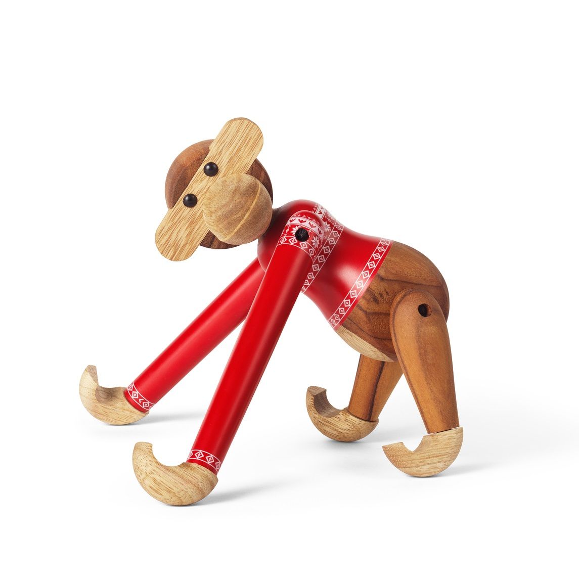 Christmas Jumper Affe 2024 klein Holzfigur Kay Bojesen