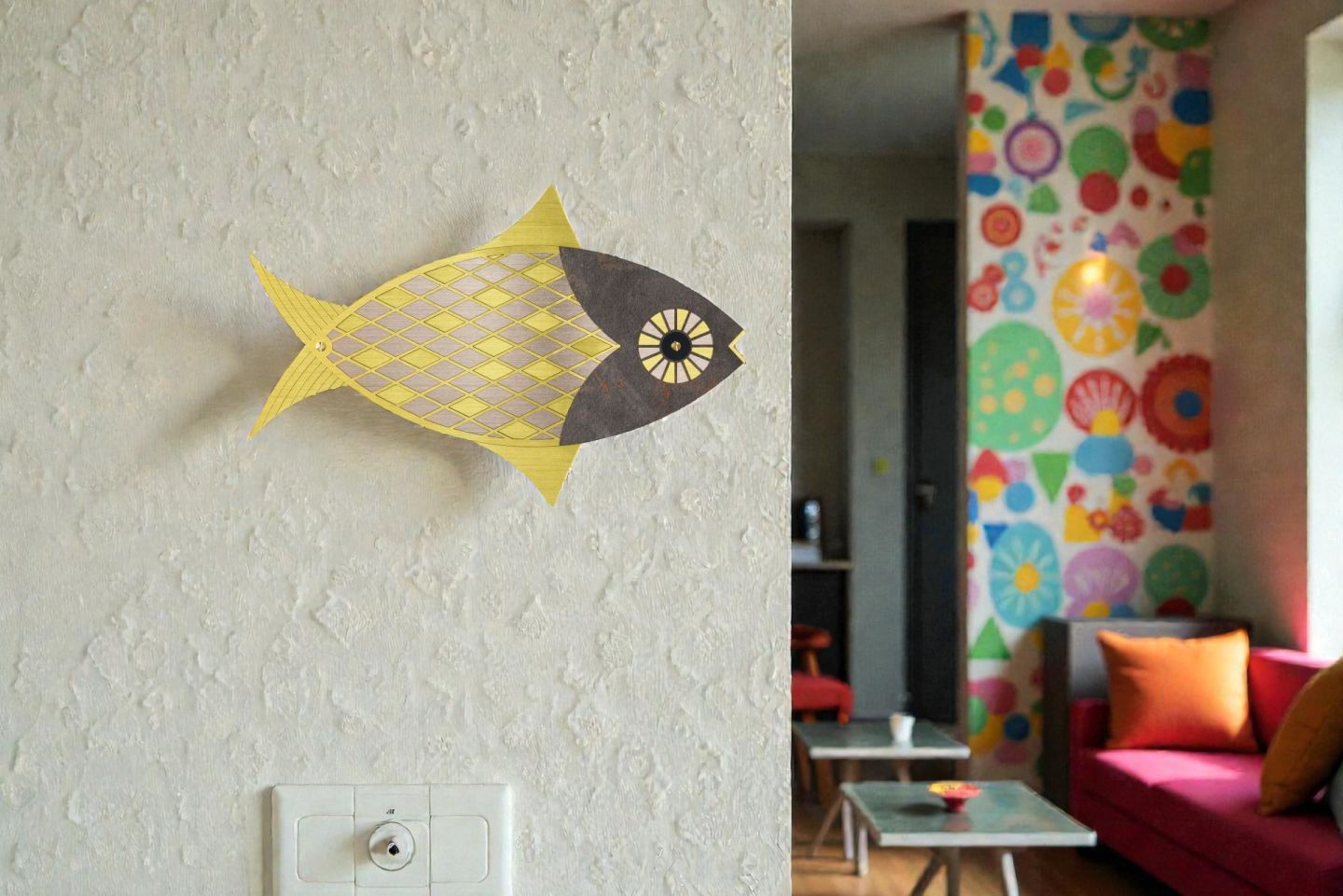 Lucky Fish Fischmaske Gold Umasqu EINZELSTÜCK