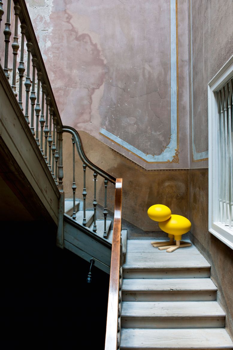 Happy Bird Figur Vogel gelb Magis