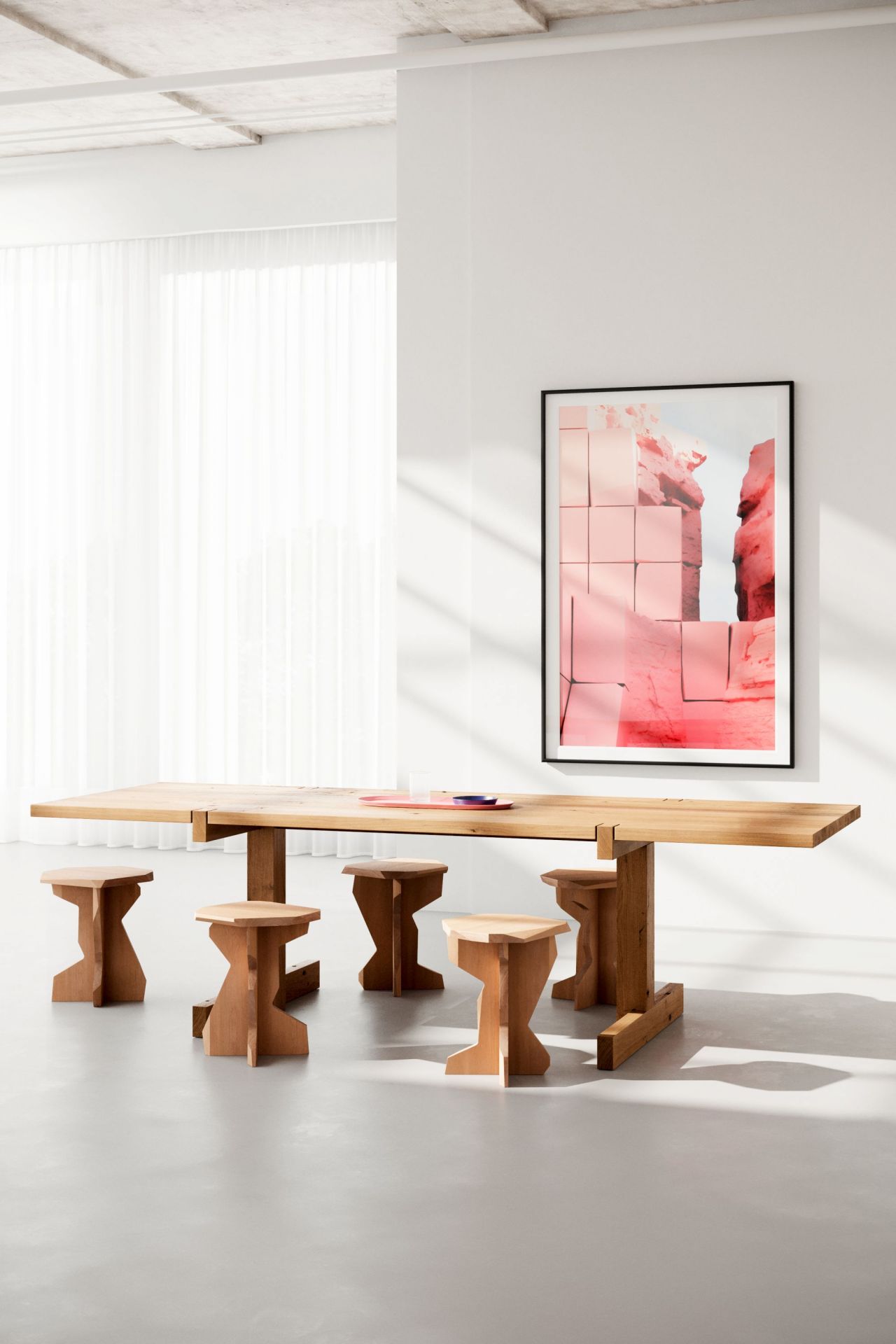 FELS Hocker Esche Out