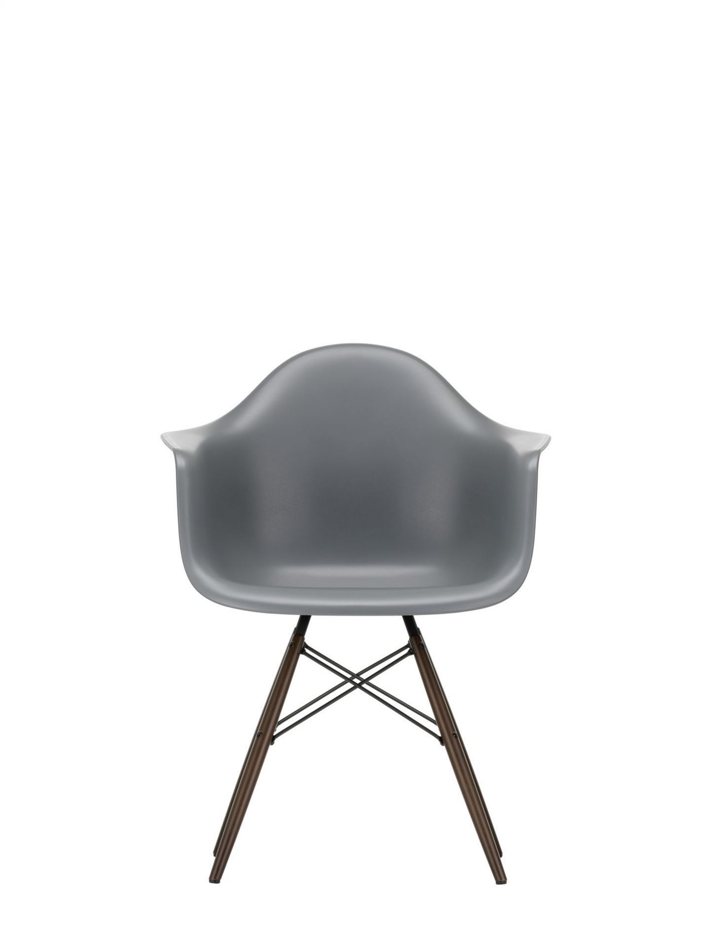 Eames Plastic Arm Chair DAW Stuhl Vitra Esche - Kieselstein