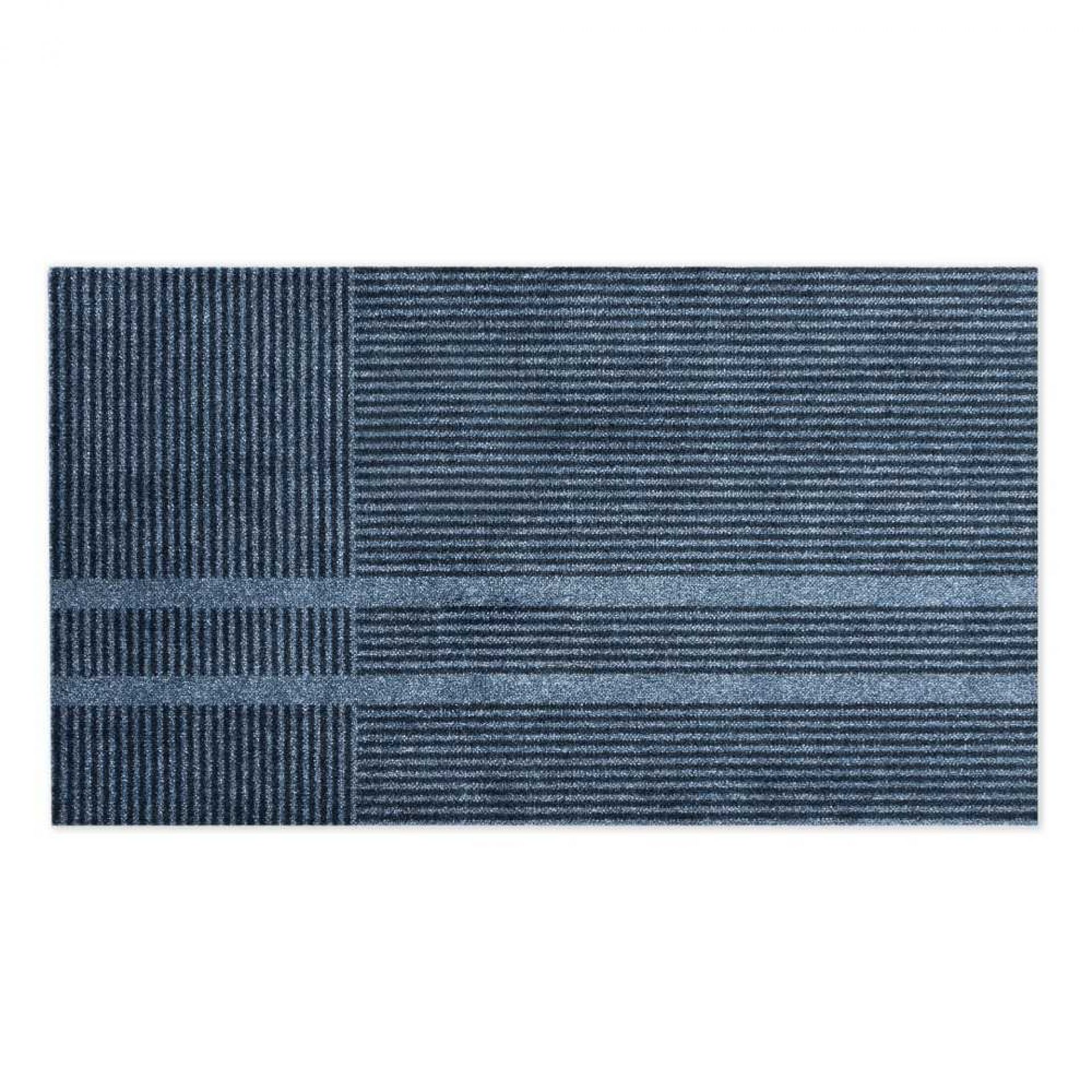 Løype Indoor / Outdoor Fußmatte Heymat Stormy Blau B 85 x T 150 cm