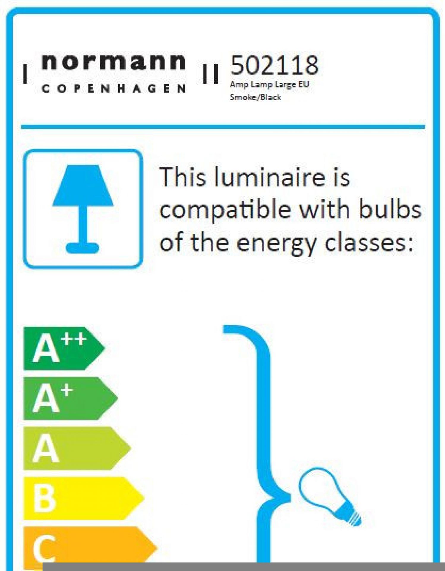 Amp Lamp Hängeleuchte Normann Copenhagen