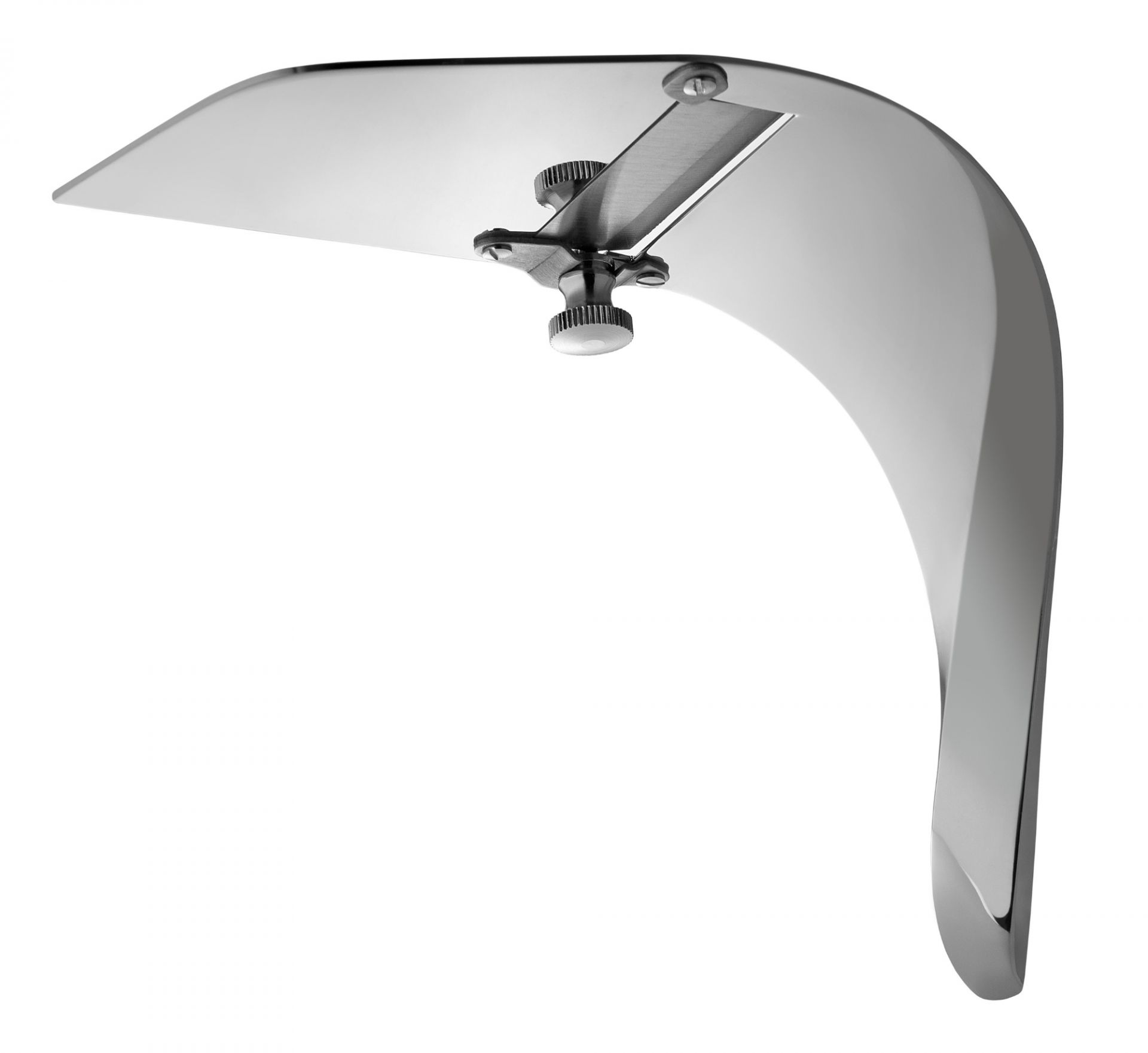 Edler Alba Trüffelhobel aus Edelstahl, ein Küchenhelfer für feine Trüffel, Detailaufnahme.