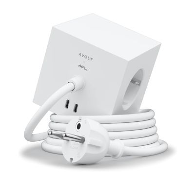 Square 1 - Avolt Steckdosenwürfel mit USB C dfp Design 