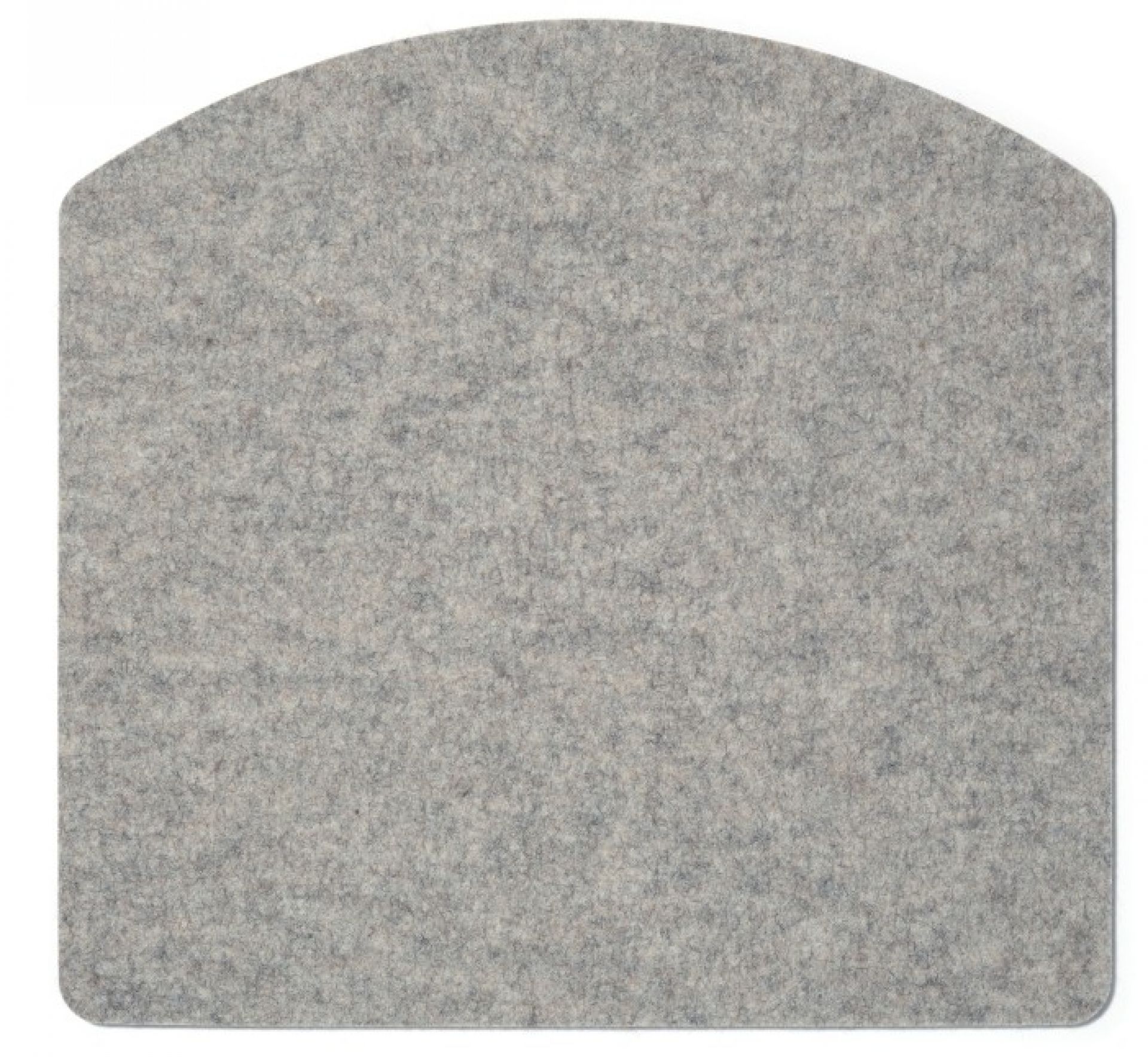 Helle, melierte Filz Sitzauflage für Thonet Stuhl S 43, ein Einzelstück von Hey Sign.