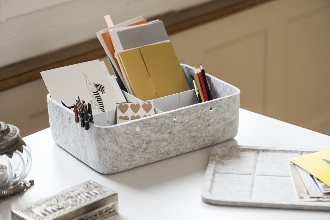 USM Haller Inos Box hoch mit Tablett