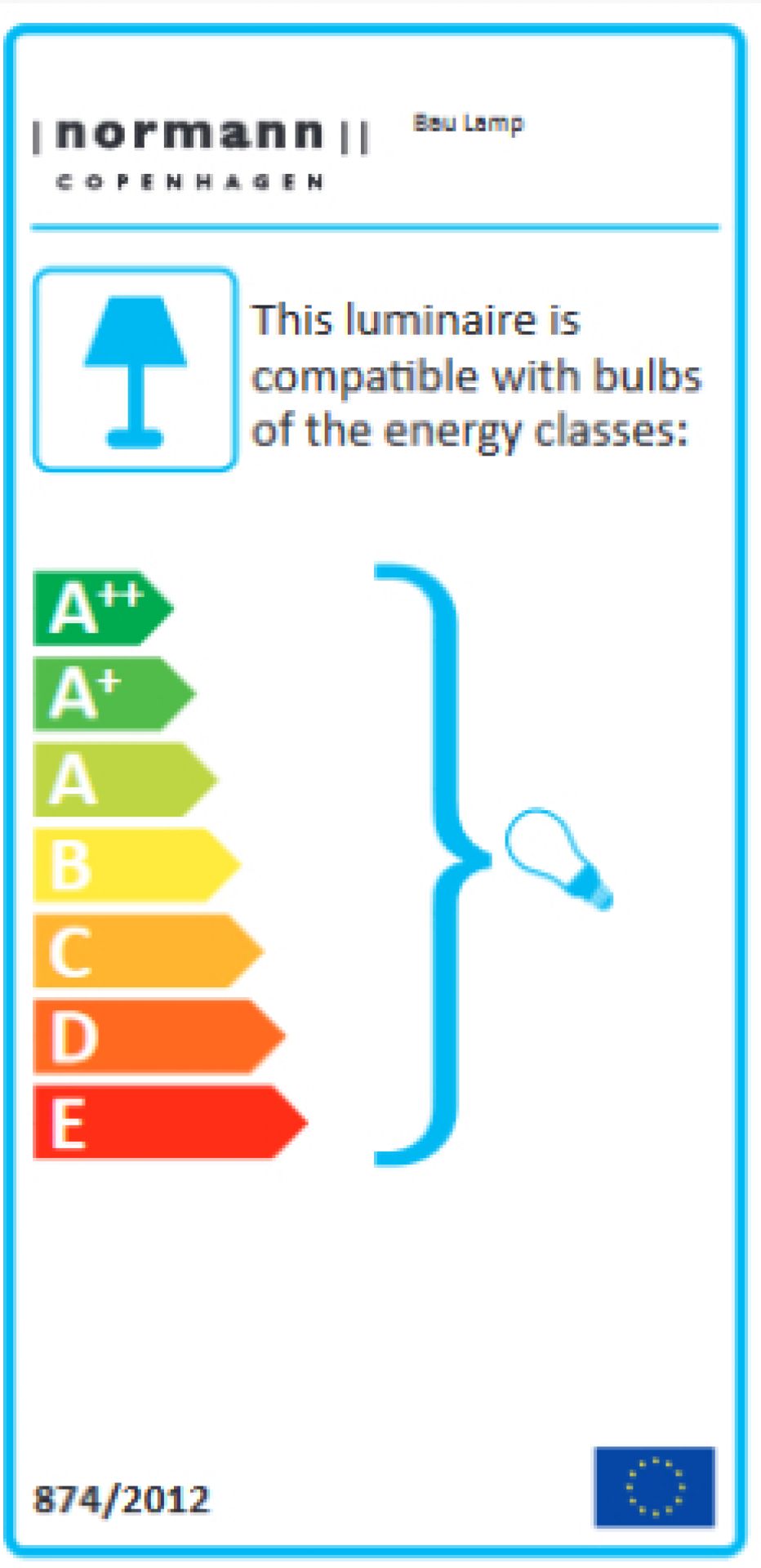 Bau Lamp Natur Pendelleuchte Normann Copenhagen Small