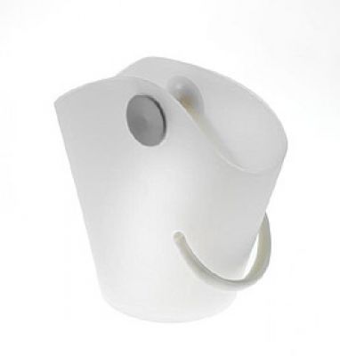 Weißer Chiringuito Cooler von Alessi, ein moderner Weinkühler für stilvolles Servieren von Wein.