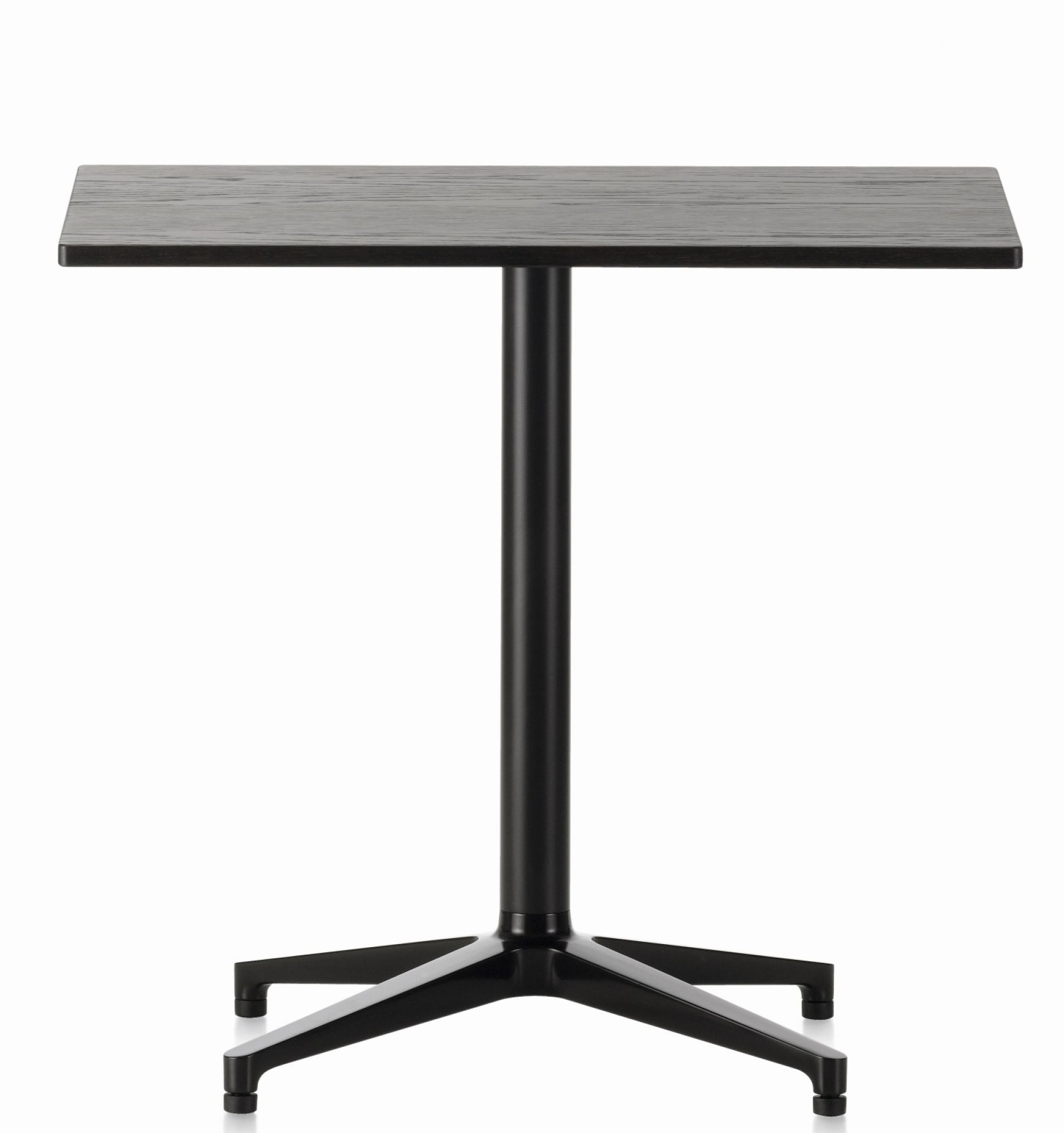 Schwarzer, rechteckiger Bistro Table Tisch von Vitra für den Innenbereich, moderne Optik.