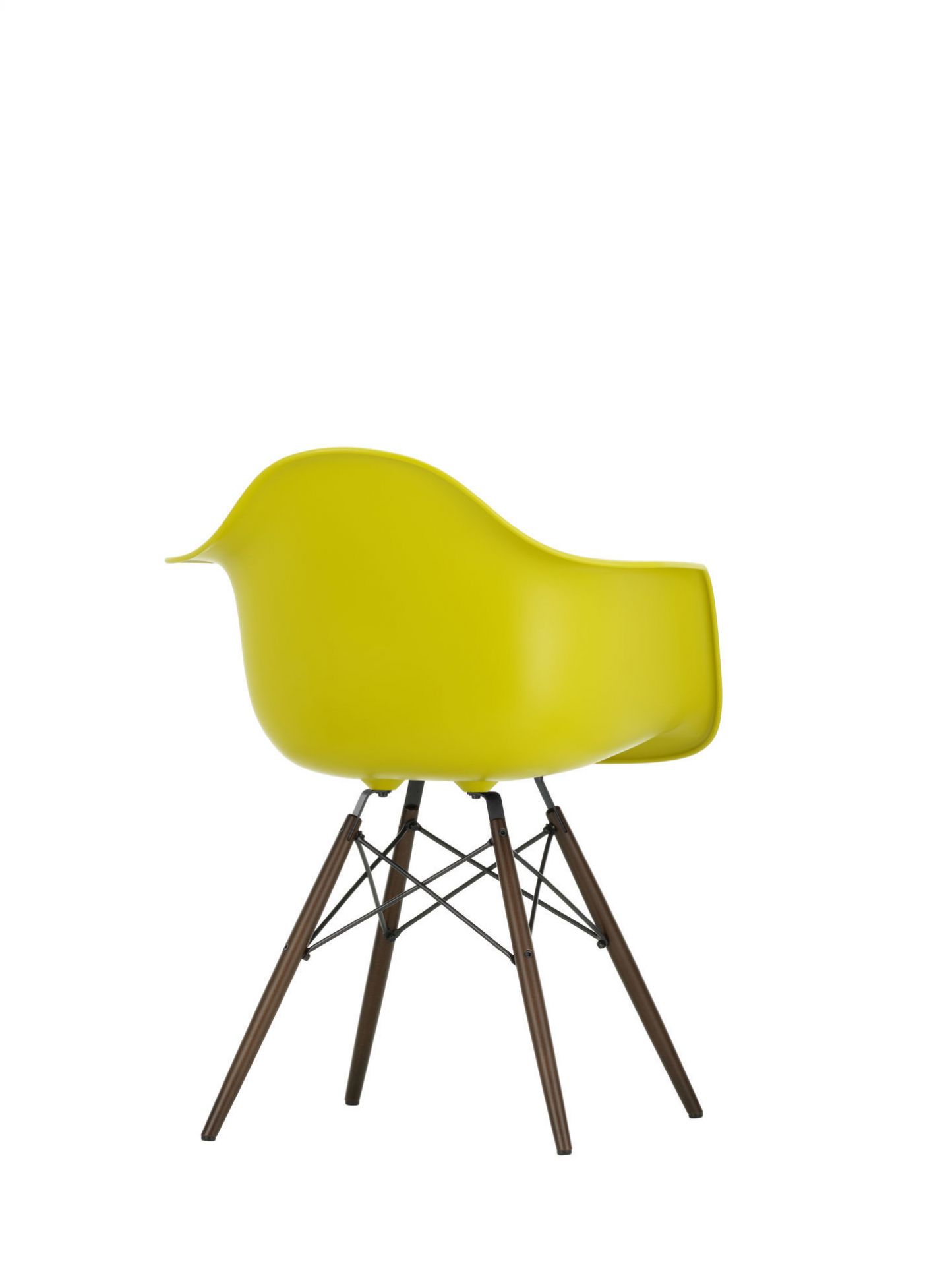 Eames Plastic Arm Chair DAW Stuhl Vitra Ahorn dunkel - Forest
