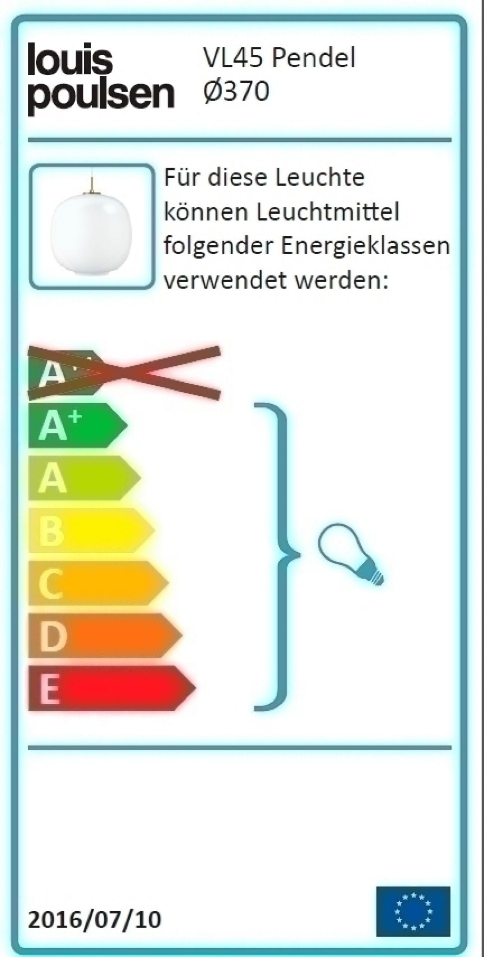VL45 Radiohus Pendelleuchte Ø 37 cm Louis Poulsen