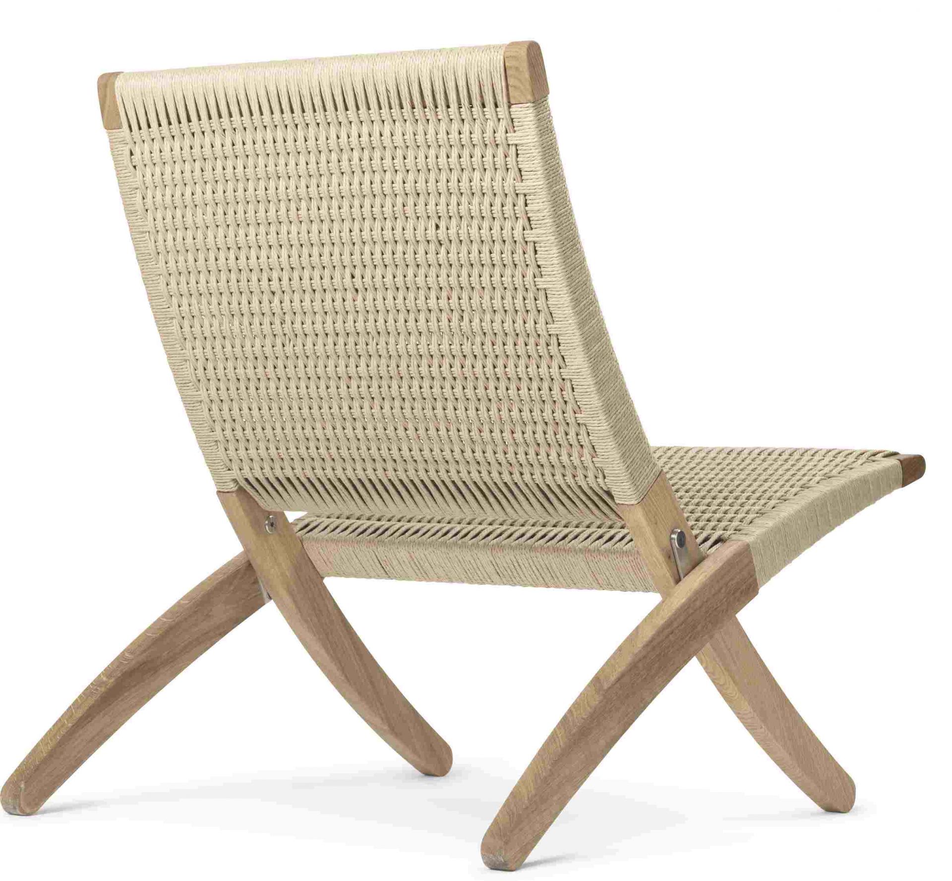 Cuba Sessel mit Papiergeflecht von Carl Hansen & Søn, Holzgestell, modernes Design.