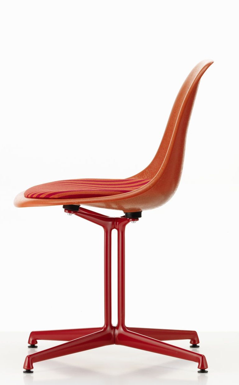 Eames Fiberglass Side Chair La Fonda Rot Orange Vitra LIMITED EDITION 