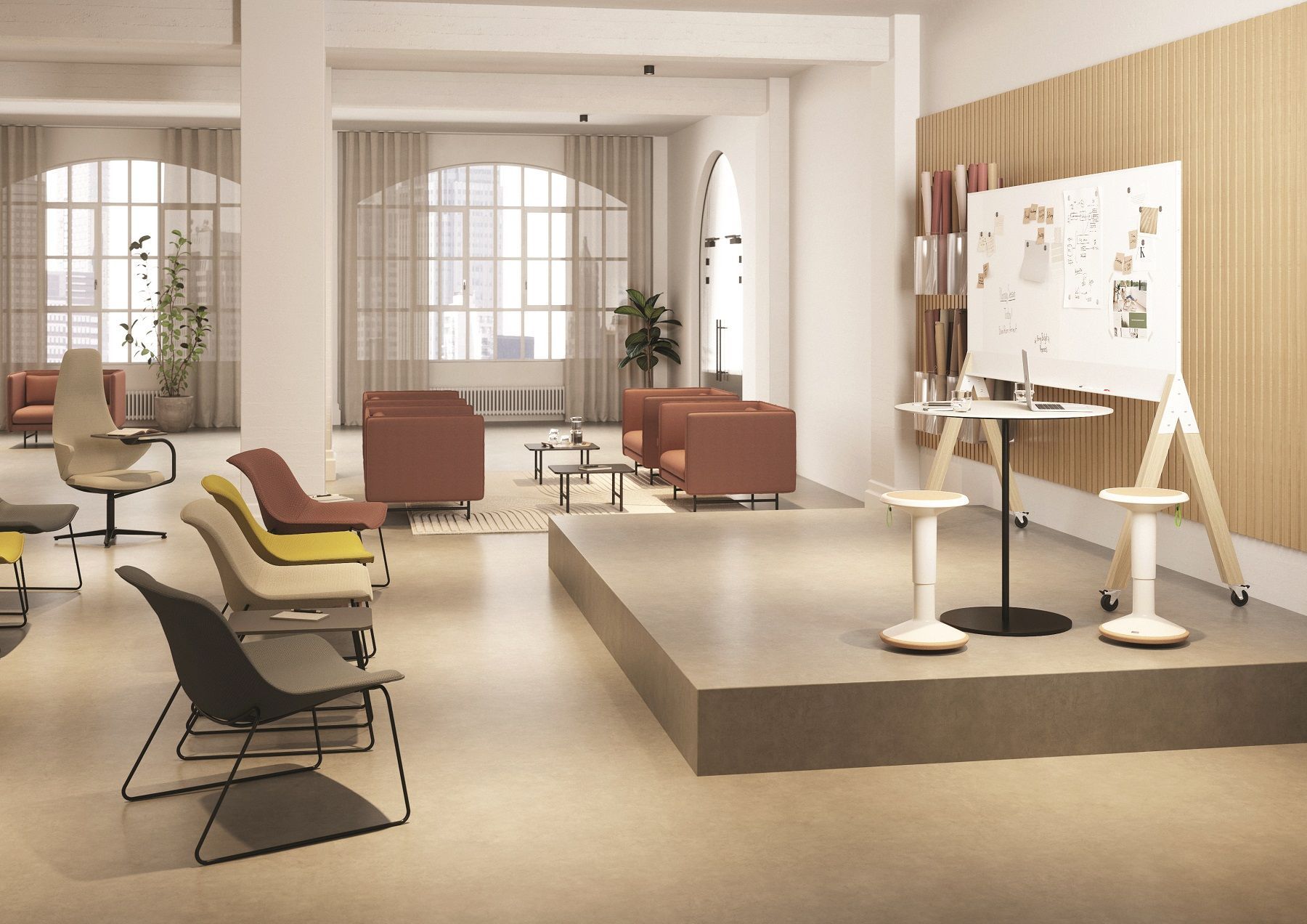 ECO UP Sitzhocker Interstuhl