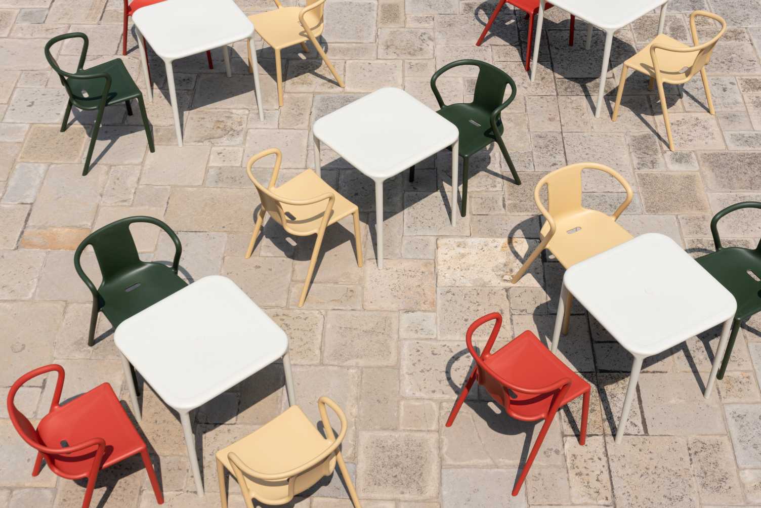 Air Armchair Indoor/Outdoor Stuhl mit Armlehnen Magis