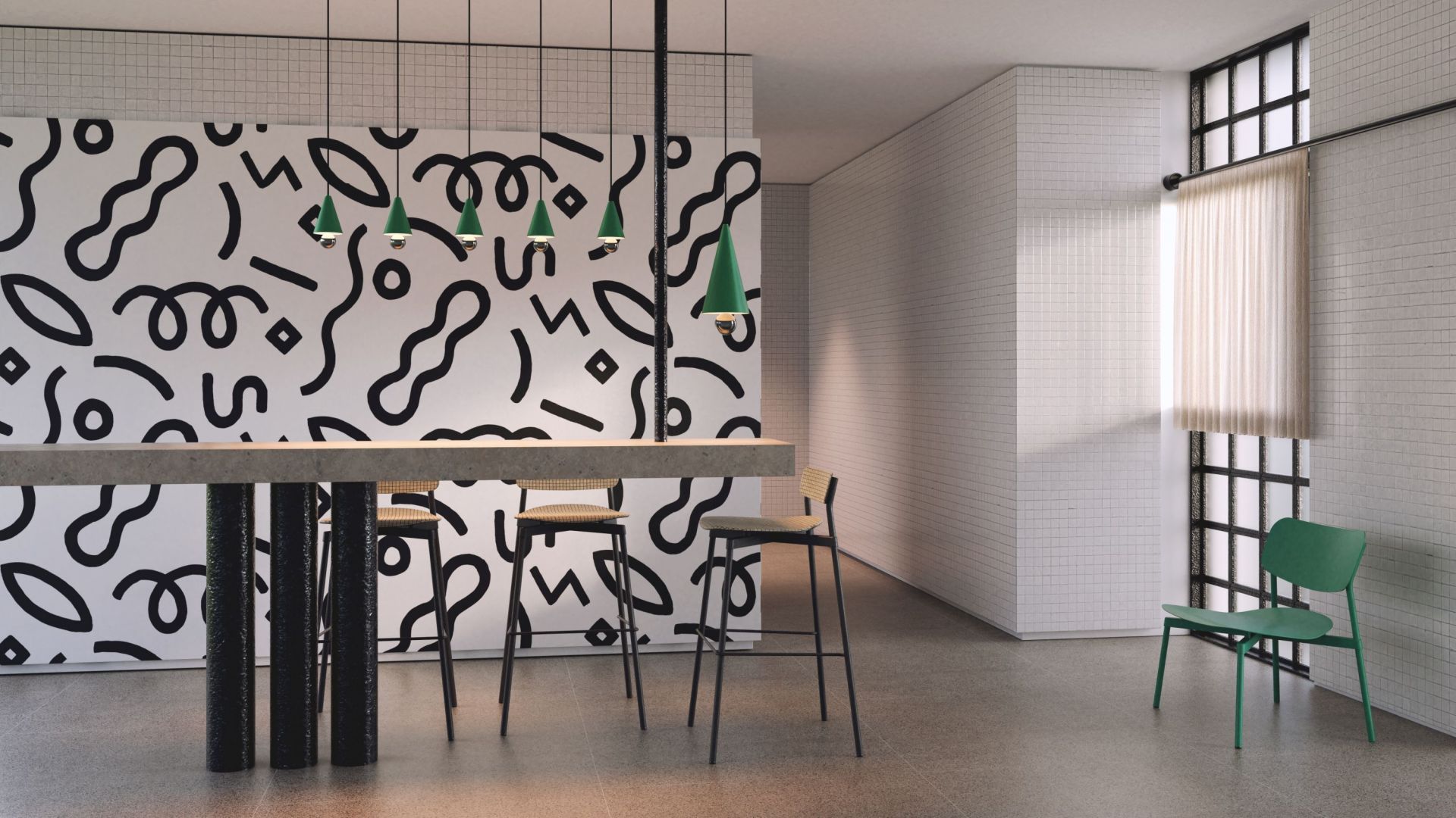 Fromme Barstool Barhocker H 75 cm Petite Friture 