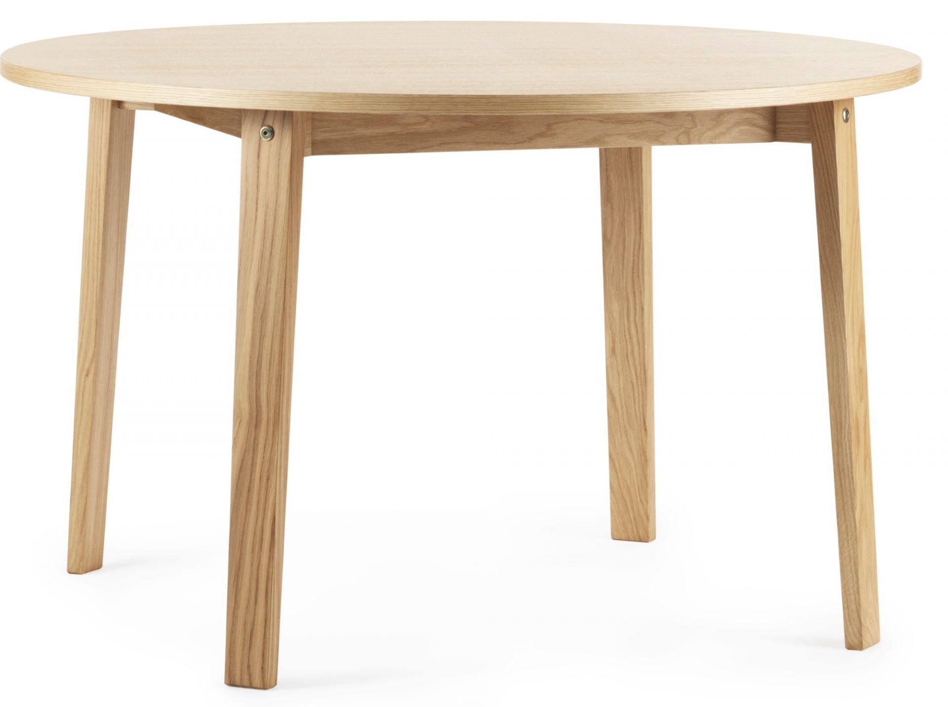 Runder Holztisch, Slice Table von Normann Copenhagen, Esstisch oder Beistelltisch aus Eiche.