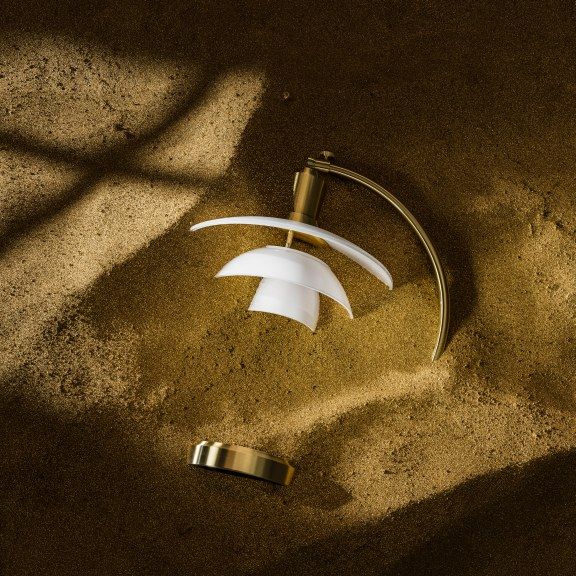 PH 2/2 Luna Tischleuchte Messing / Opal Glas Louis Poulsen LIMITED EDITION