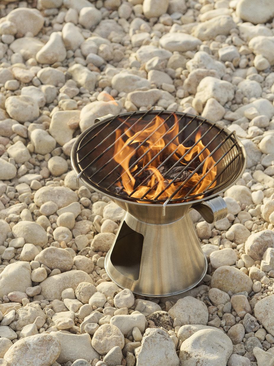 Outdoor Market Firepit BBQ Feuerstelle Hay