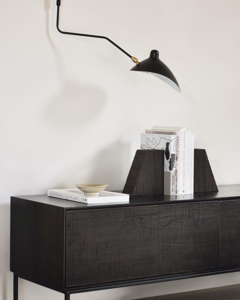 Roller Max Anrichte mit 2 Türen Teak schwarz Ethnicraft