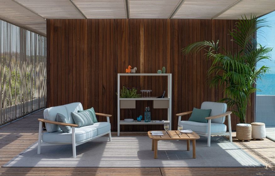 Twins Lounge Chair Sessel Outdoor Emu