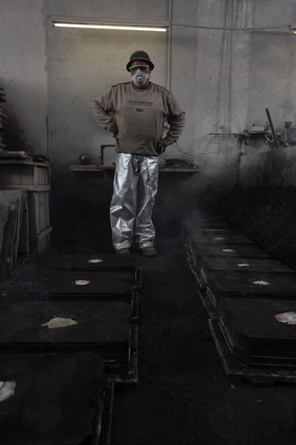 Walter Gropius Türdrücker Tecnolumen Nickel poliert