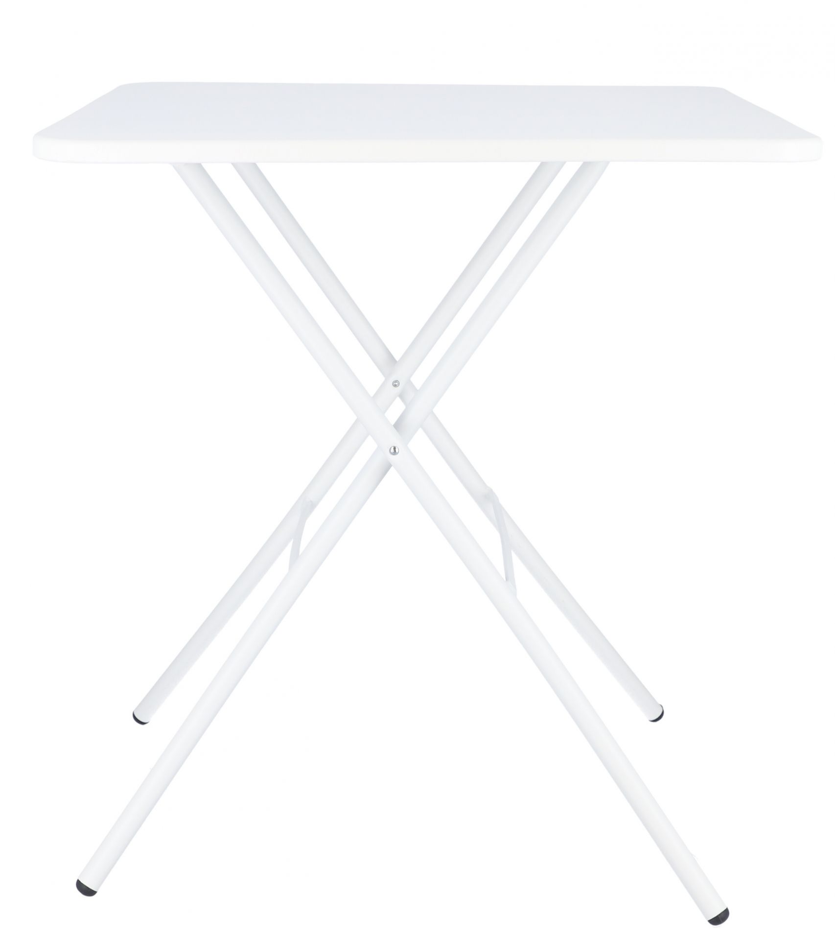 Weißer Fiam Sirio Klapptisch von Jan Kurtz für den Outdoor-Bereich, quadratisch und platzsparend.