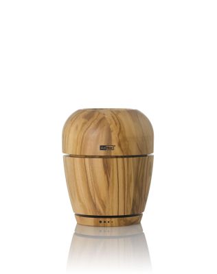 AdHoc Wish Salz- oder Pfeffermühle aus Olivenholz, ein Unikat mit schöner Holzmaserung.