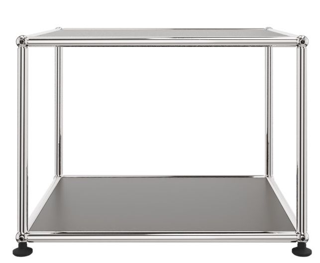 USM Haller Beistellmöbel offen schmal Braun