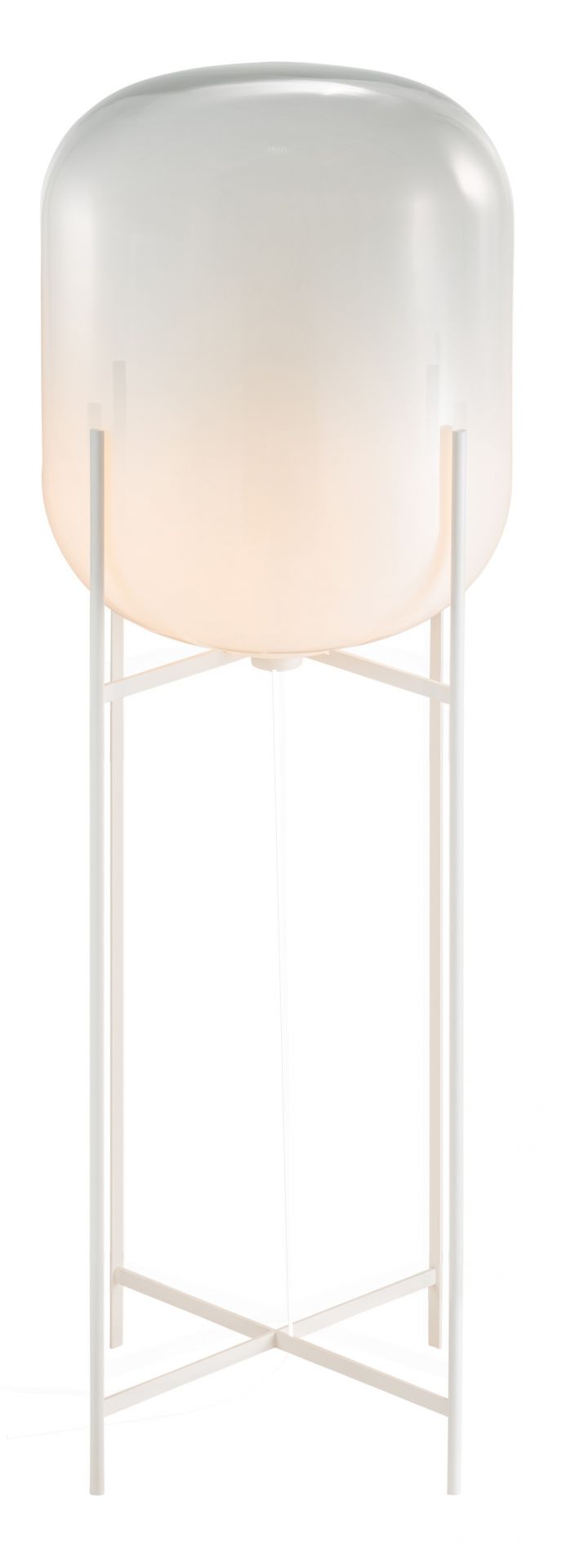 Oda Big Stehleuchte moonlightwhite - Gestell weiß Pulpo