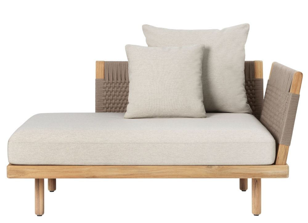 E541 Embrace Sofa Modul von Carl Hansen & Søn für den Außenbereich mit Kissen.