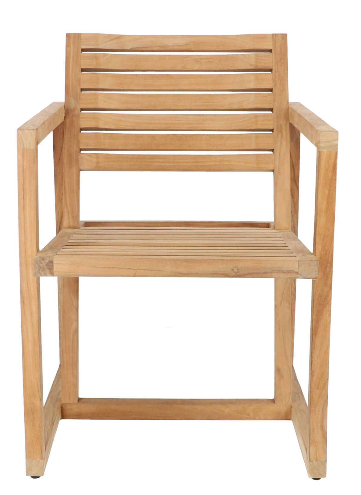 Timber Armlehnsessel Natur von Jan Kurtz für den Garten oder die Terrasse, aus Teakholz.