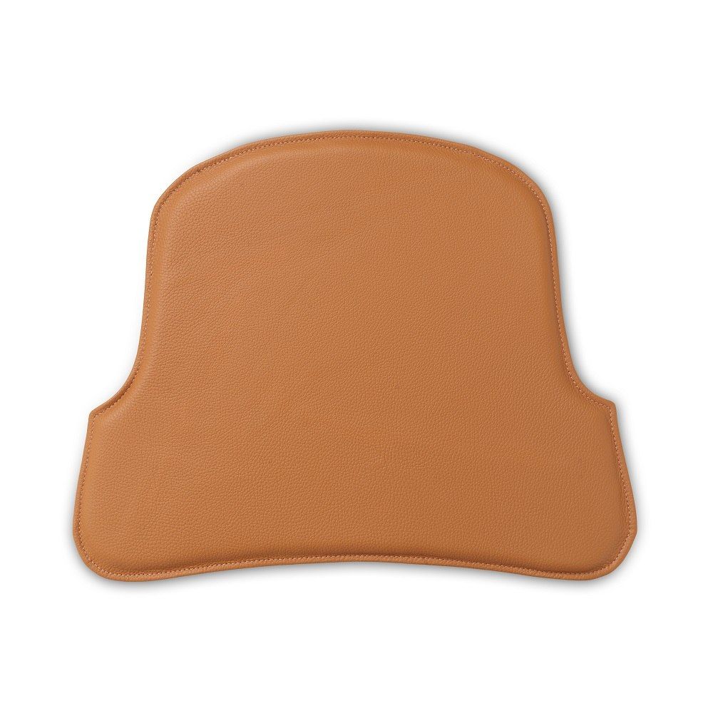 Braunes Leder Sitzkissen für FH38 Windsor Chair Stuhl von Carl Hansen & Søn.