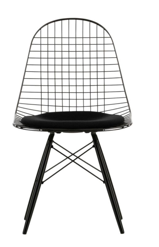 DKW-5 Wire Chair Stuhl mit Sitzkissen Vitra