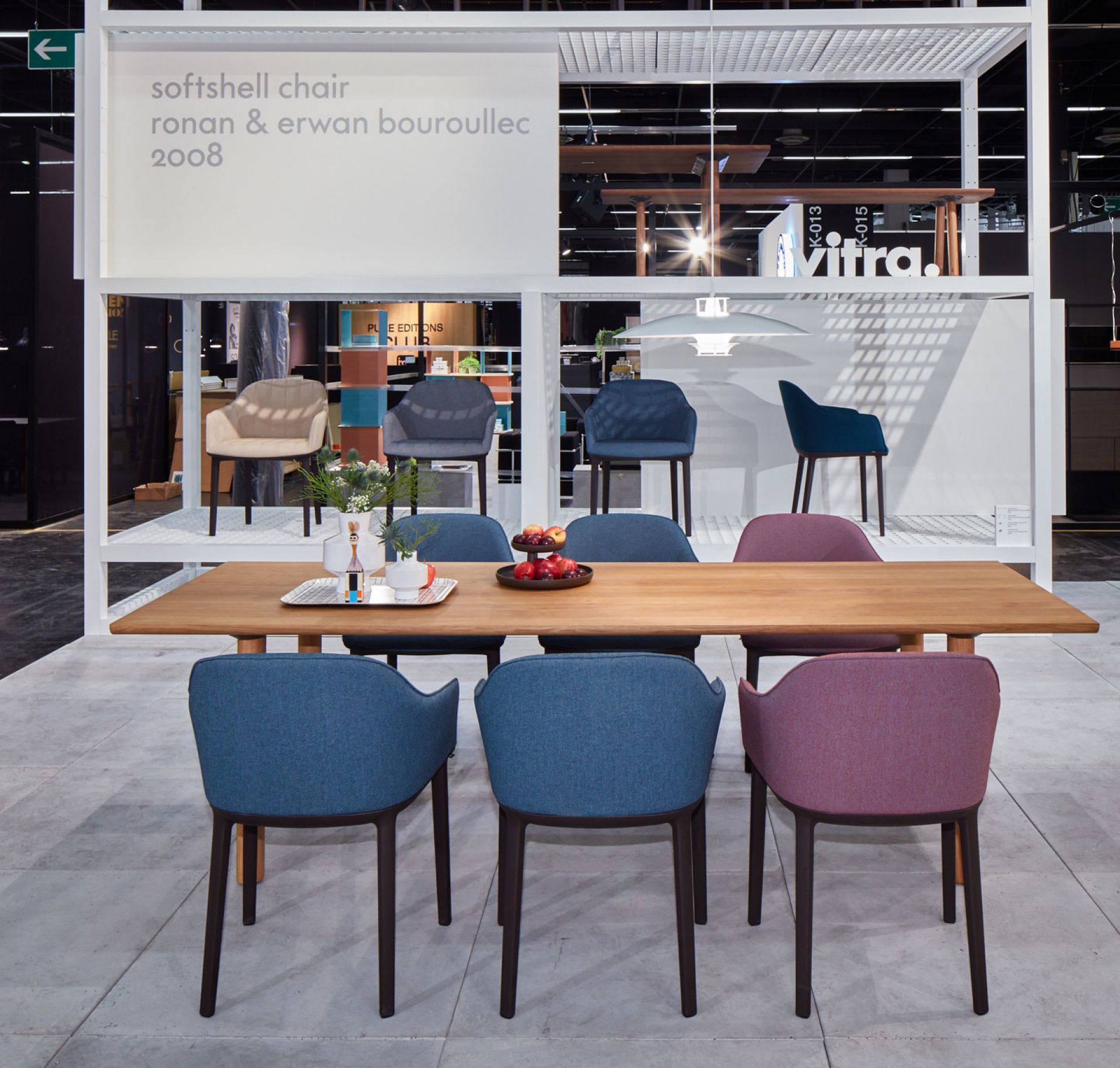 Softshell Chair Vierbeinfuss Stuhl Vitra