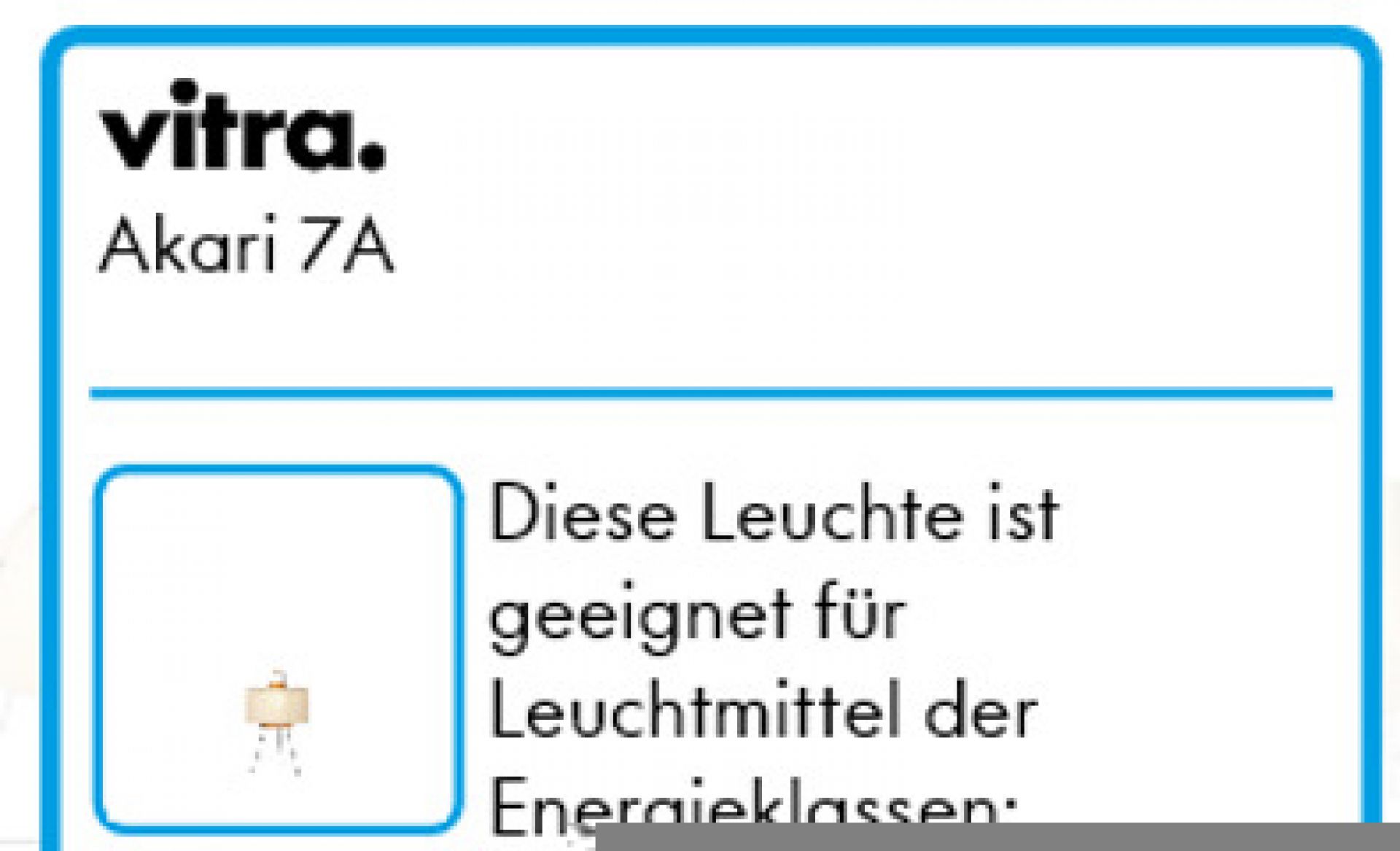 Produktbild: Akari 7A Tischleuchte von Vitra, eine moderne Papierleuchte für stimmungsvolles Licht.