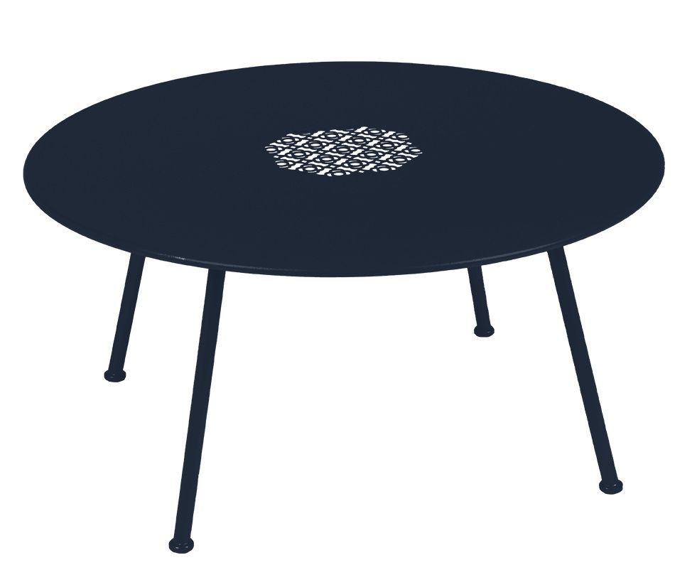 Lorette niedriger Outdoor Beistelltisch / Couchtisch Ø 80 cm Fermob