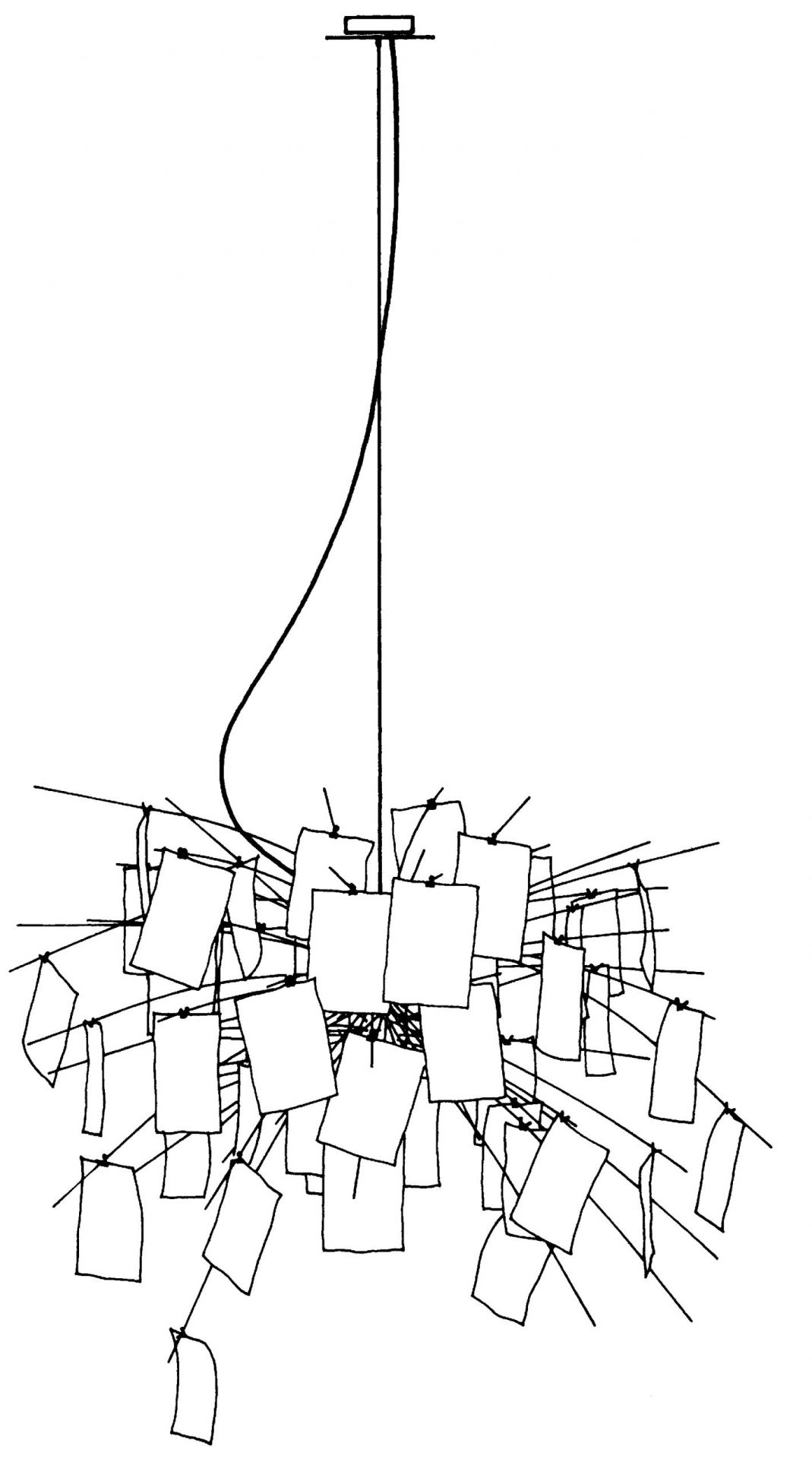 Zettel'z 5 Laughing Buddha Pendelleuchte Ingo Maurer