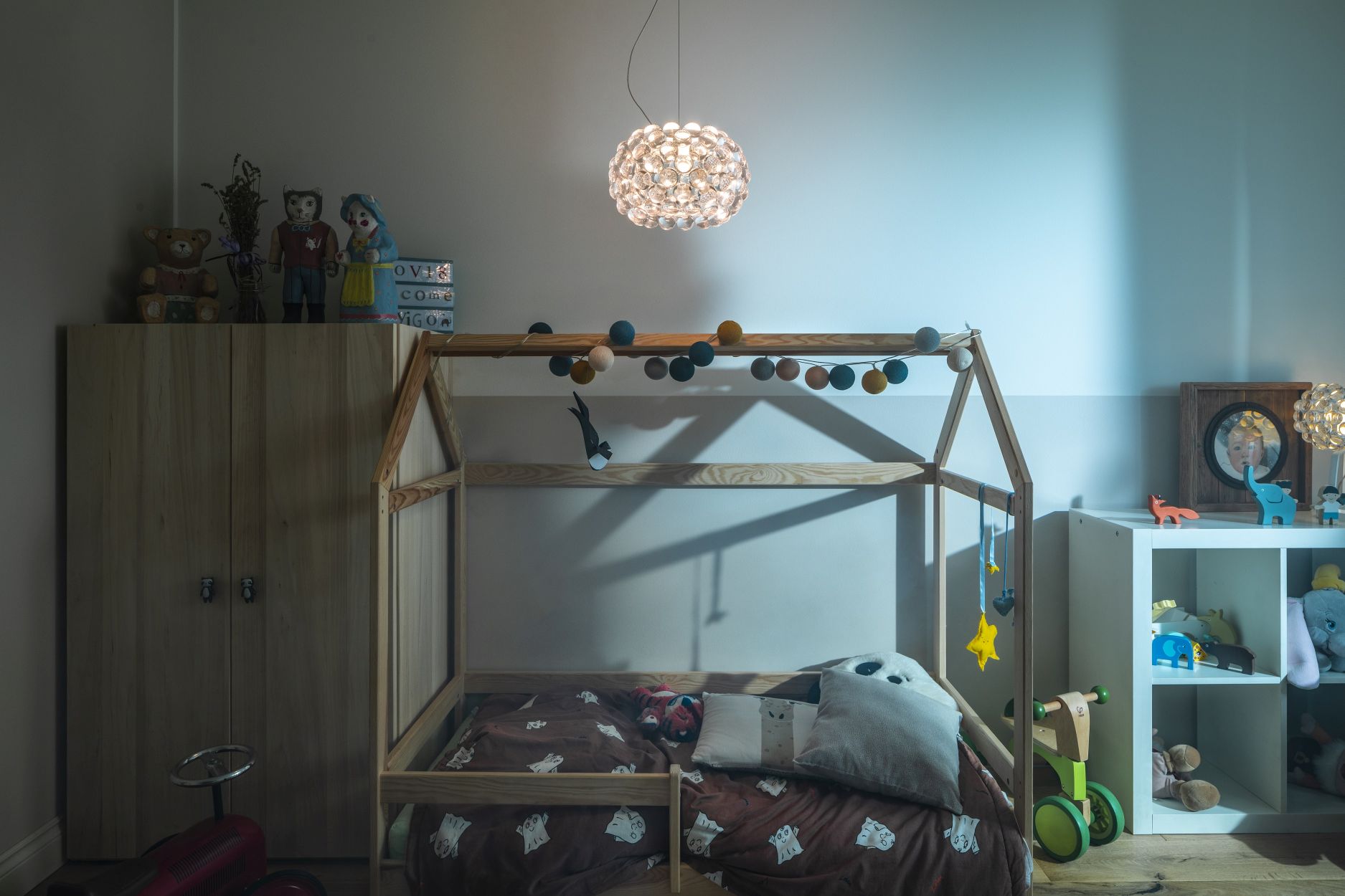 Caboche Plus Piccola Pendelleuchte Transparent Foscarini