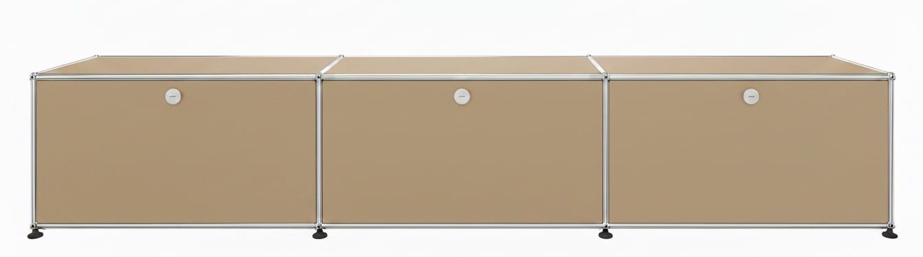 USM Haller Lowboard 3 Klappen Beige