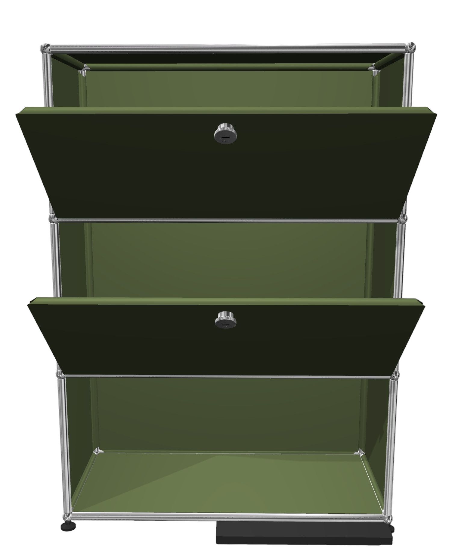 USM Haller E Highboard Olivgrün