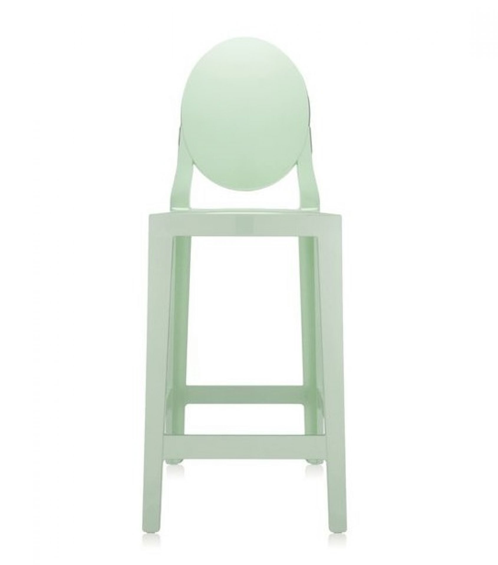 Heller One More Barhocker von Kartell, modernes Design für Küche und Bar.