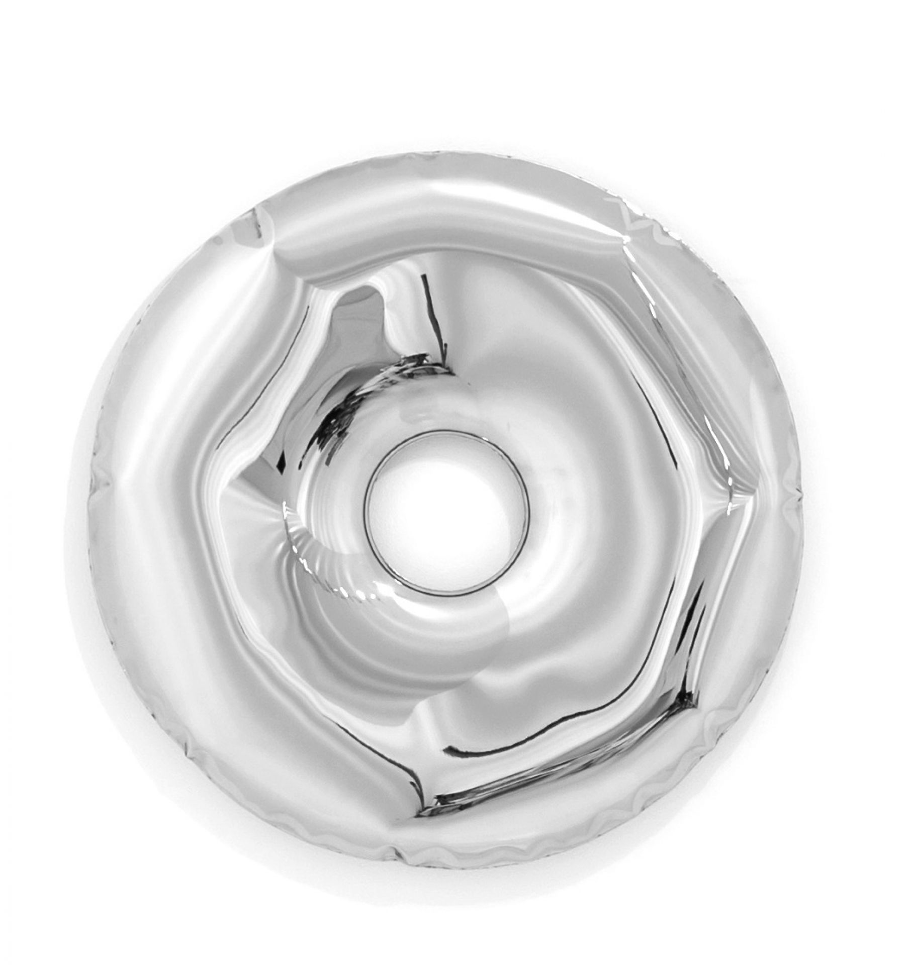 Runder, silberner Design-Spiegel von Zieta Studio, Modell Rondo. Moderner Wandspiegel für stilvolle Interieurs.