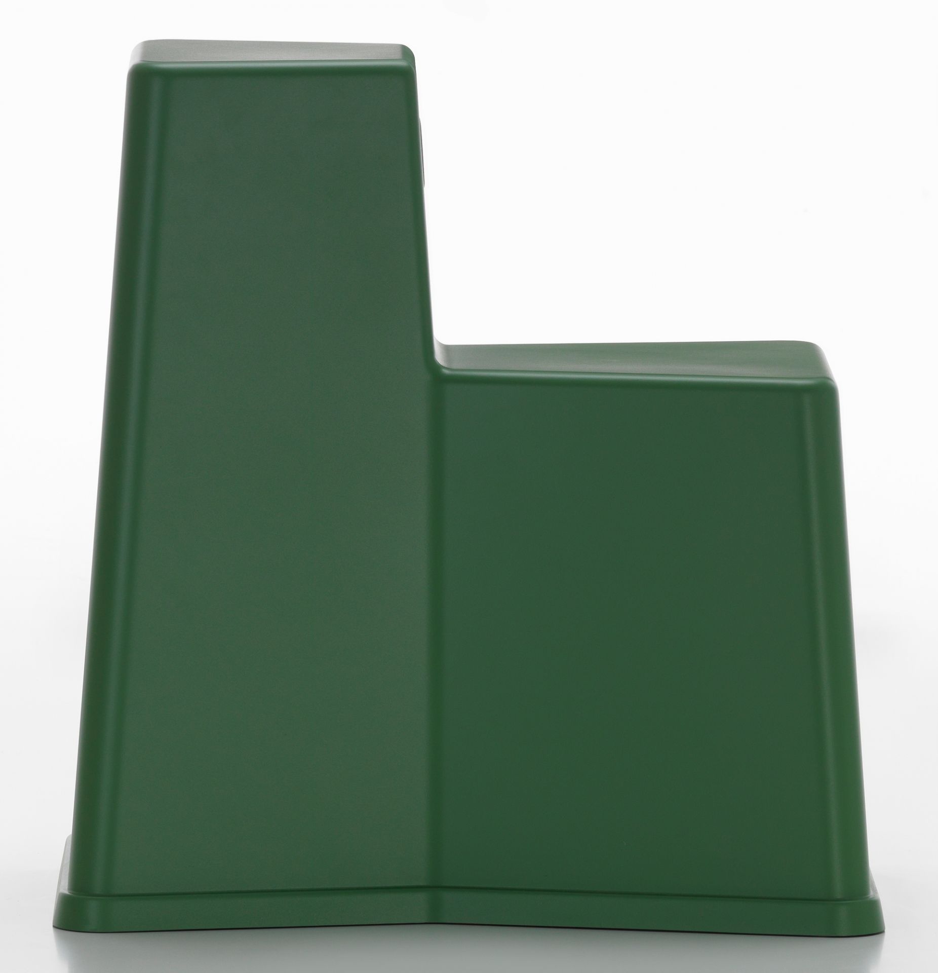 Vitra Stool Tool in Industriegrün: Moderner Hocker / Beistelltisch für Wohnen und Büro.