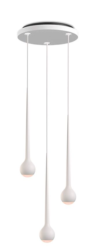 Falling Sun Water Pendelleuchte Grau